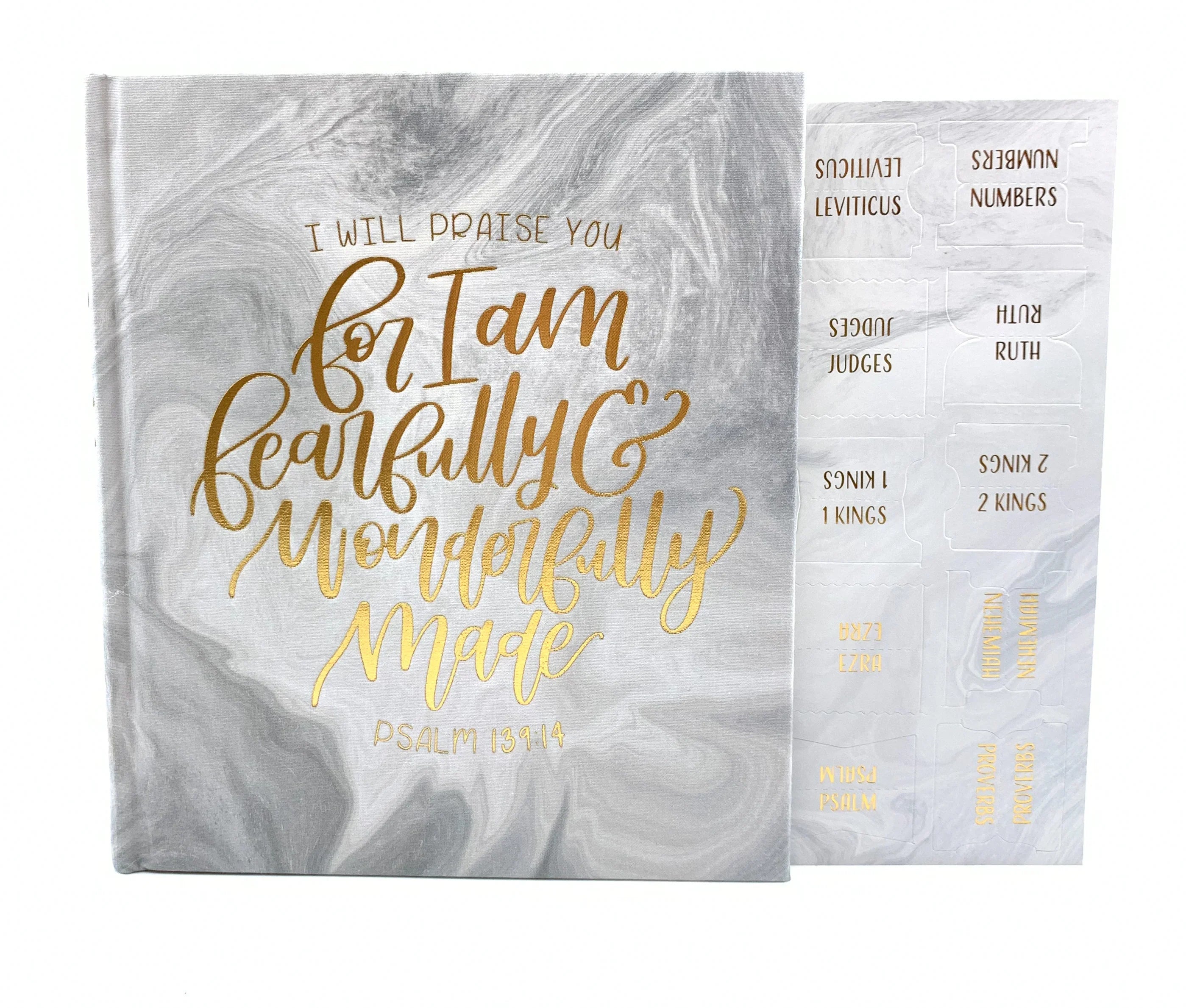 Scripture Marbling Marble Bible Tabs (Peel and Stick) from Bibles and Coffee