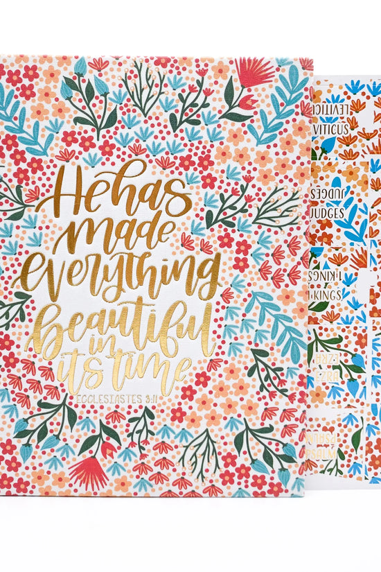 A Floral Story Bible Tabs - Bibles and Coffee