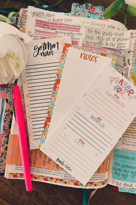 Blank Notepad (3 x 6