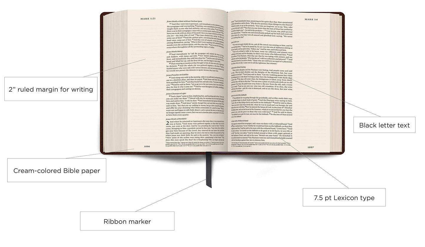 Rosewood ESV Journaling Bible - Bibles and Coffee