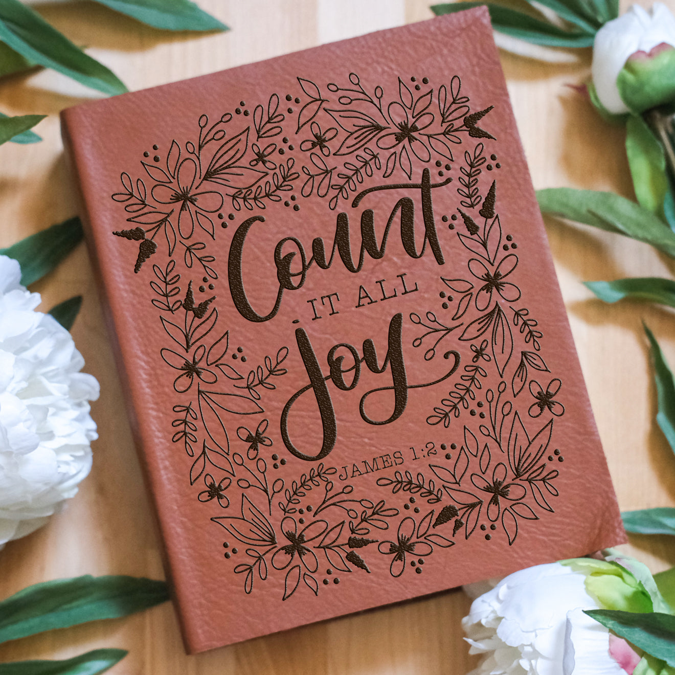 Count It All Joy Engraved Bible