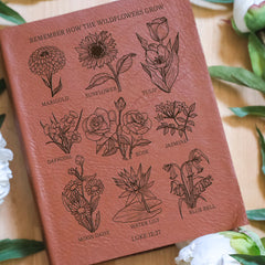 Wildflowers Engraved Bible