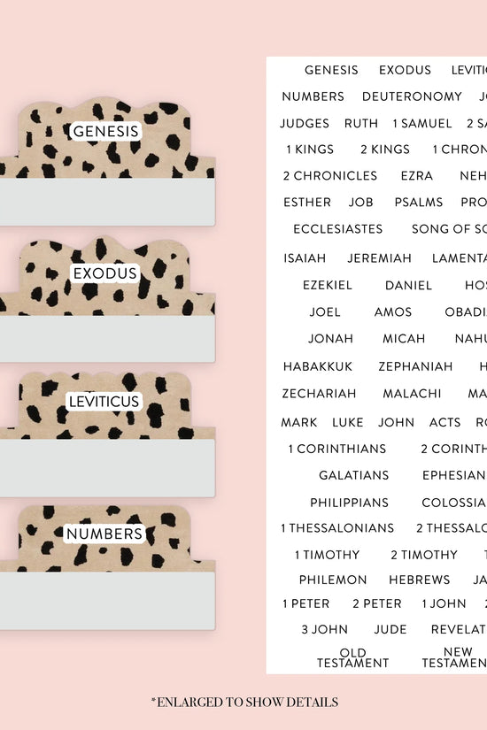 Leopard - Repositionable Tabs Set