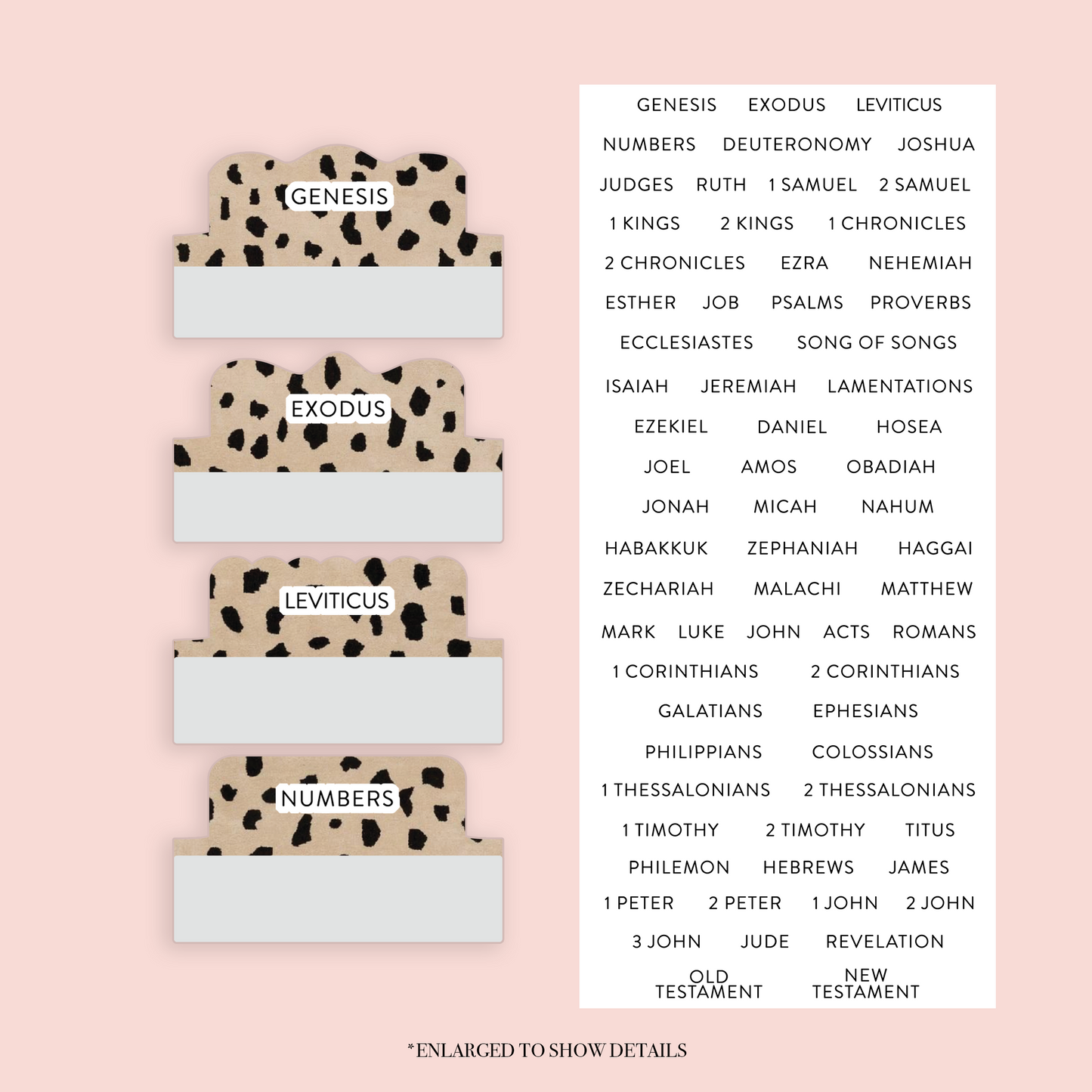 Leopard - Repositionable Tabs Set