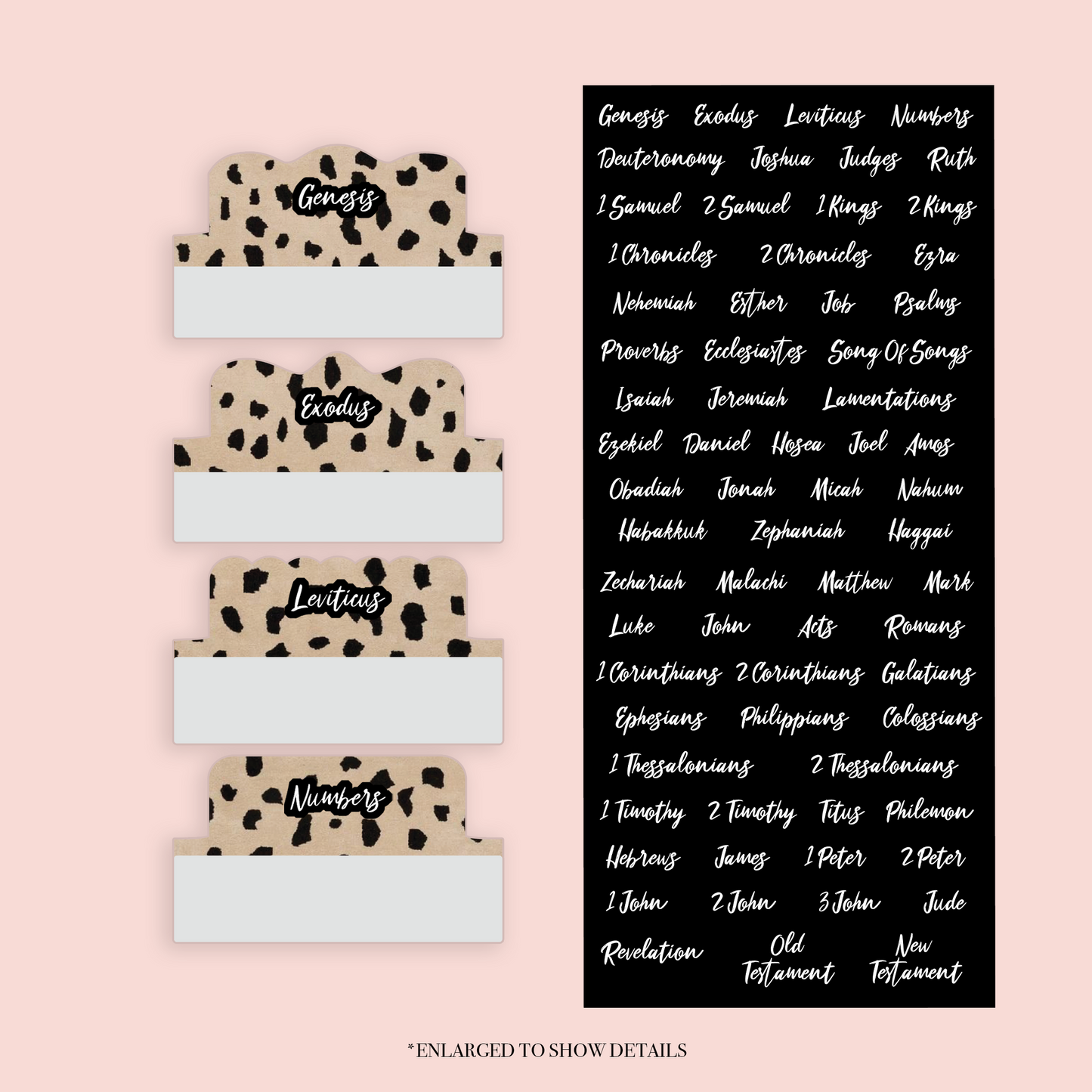 Leopard - Repositionable Tabs Set