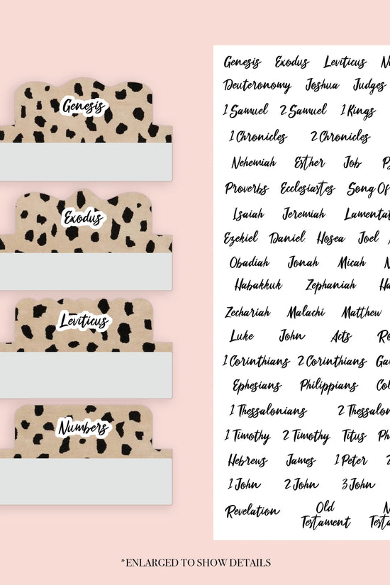 Leopard - Repositionable Tabs Set