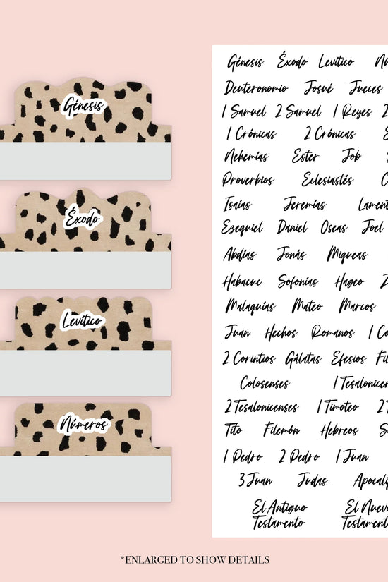 Leopard - Repositionable Tabs Set