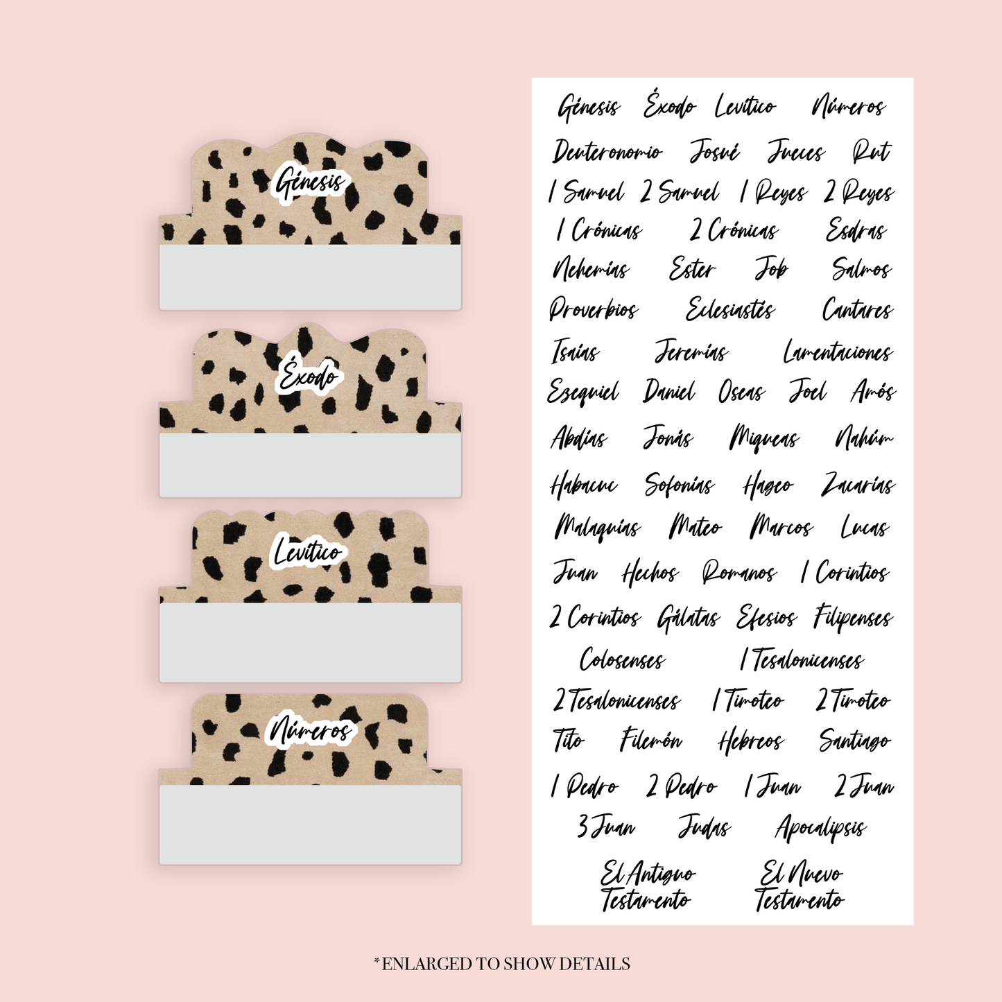 Leopard - Repositionable Tabs Set