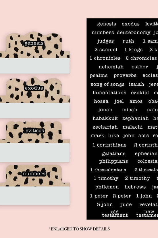 Leopard - Repositionable Tabs Set