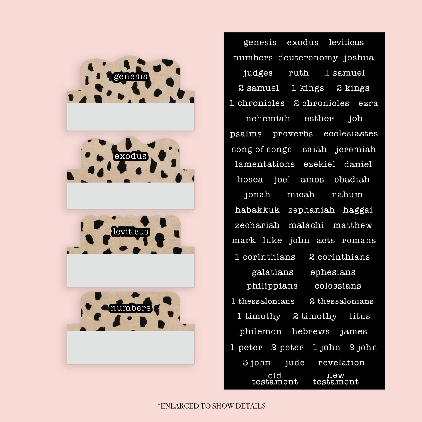 Leopard - Repositionable Tabs Set