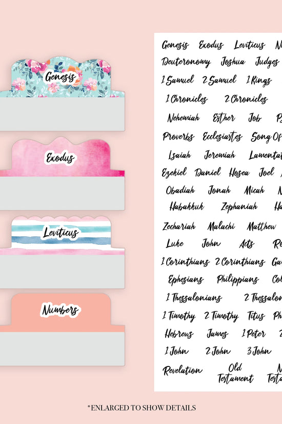 Floral - Repositionable Tabs Set