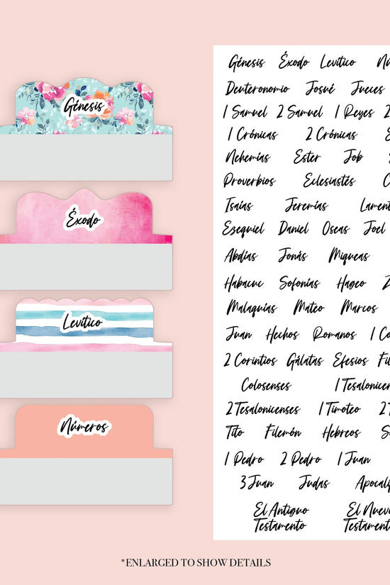 Floral - Repositionable Tabs Set