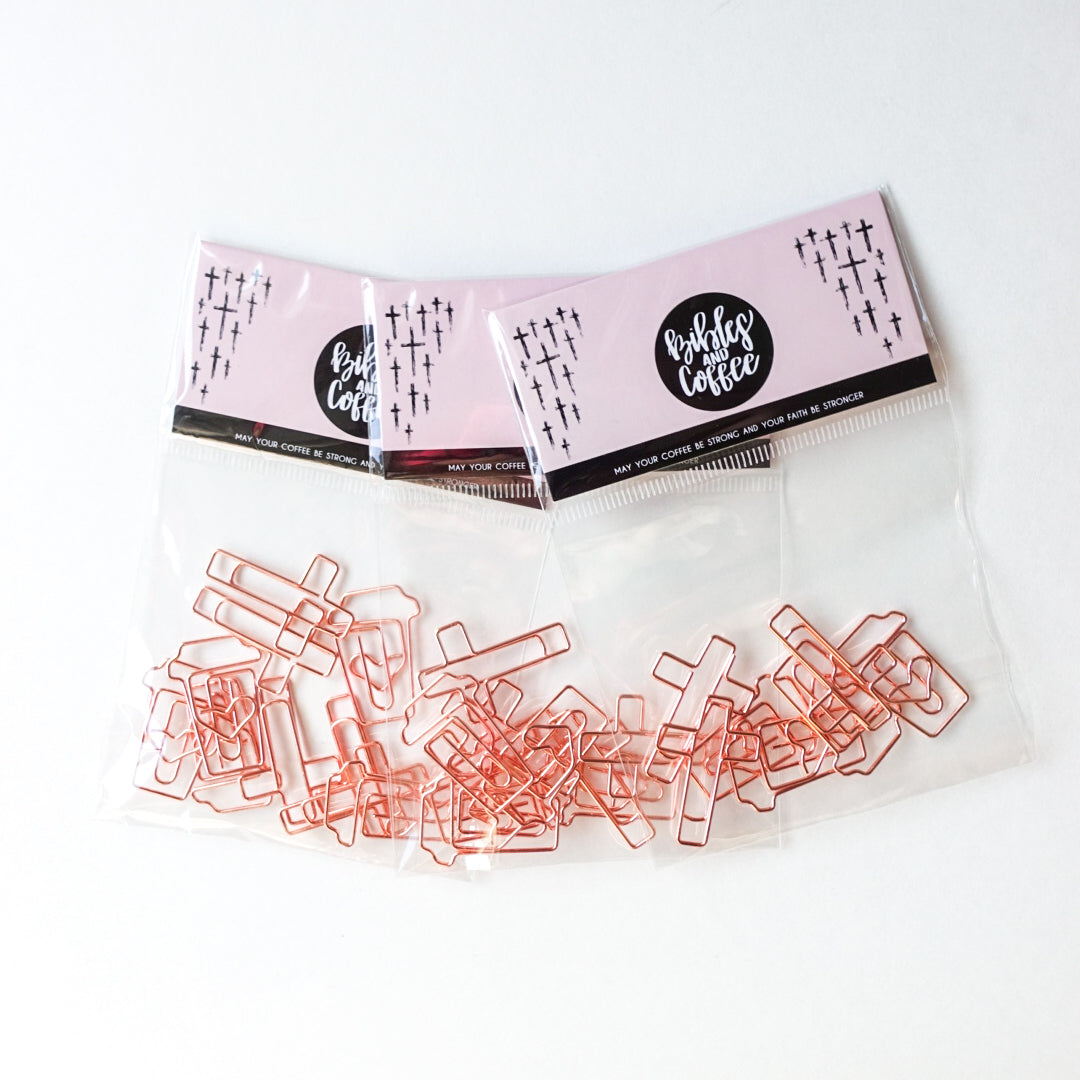 Bible Journaling Paper Clips (10 pcs) - Bibles and Coffee