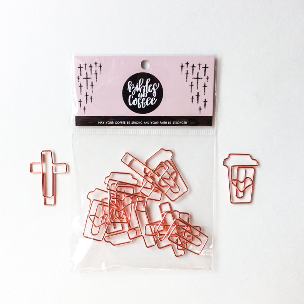 Bible Journaling Paper Clips (10 pcs) - Bibles and Coffee