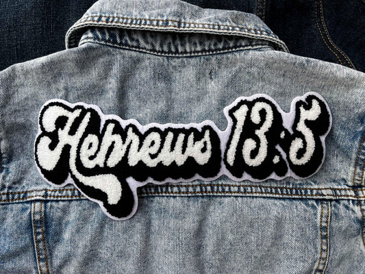 Hebrews 13:5 Patch