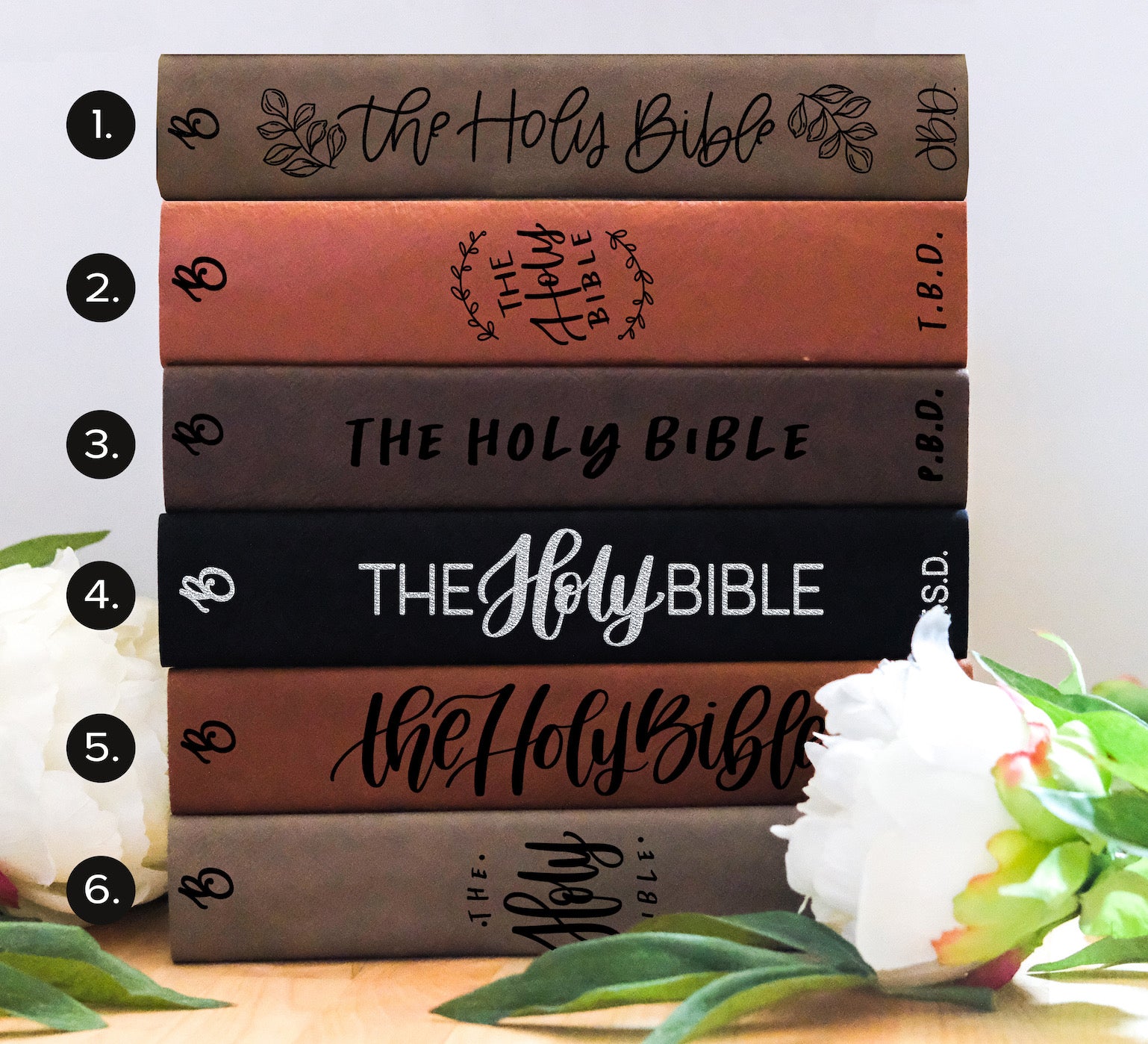 Not Troubled Nor Afraid Engraved Bible