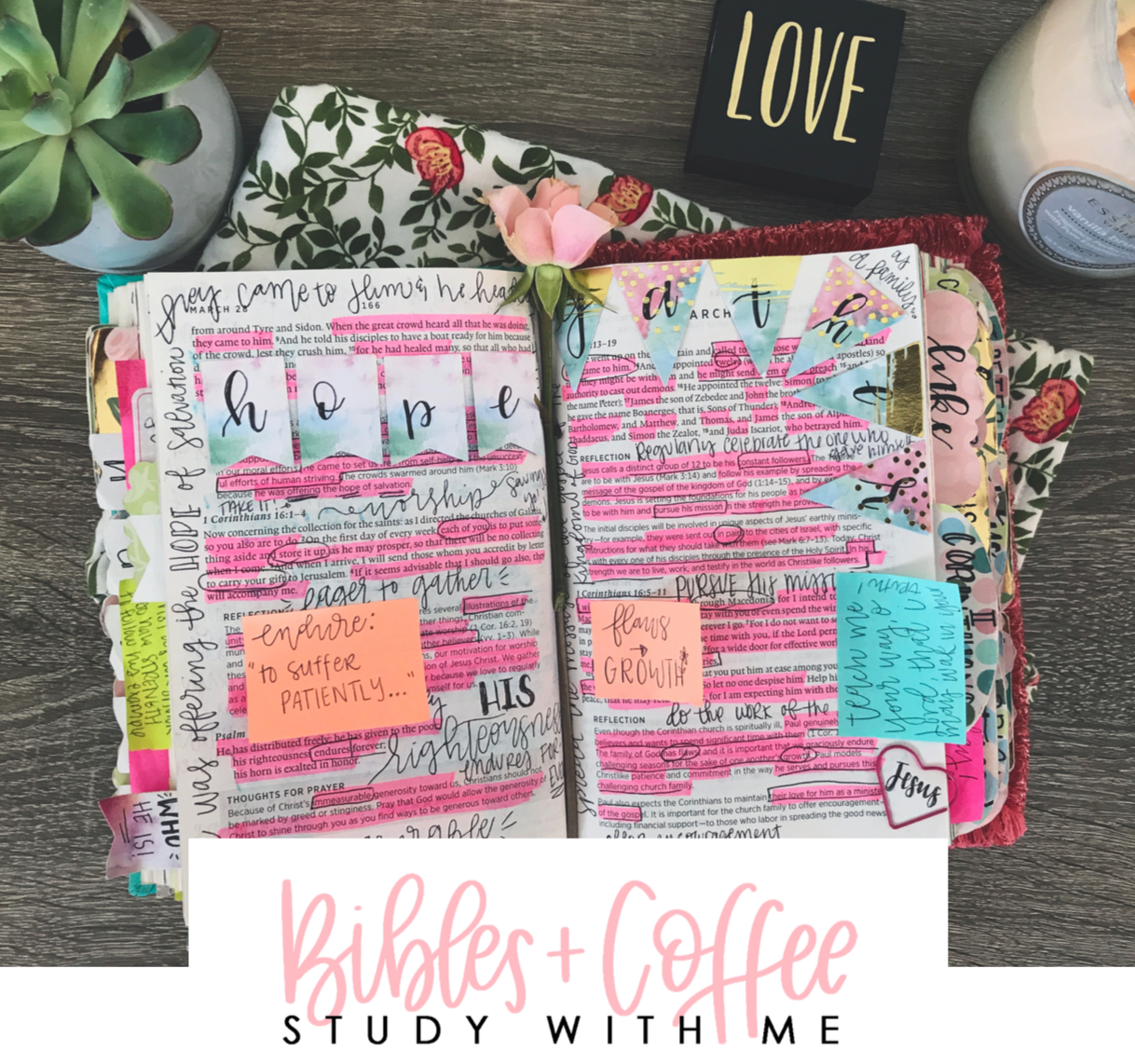Study With Me Guide (A Guide to Reading the Bible) - Bibles and Coffee