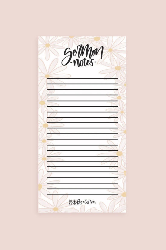 Sermon Notes Notepad (3 x 6