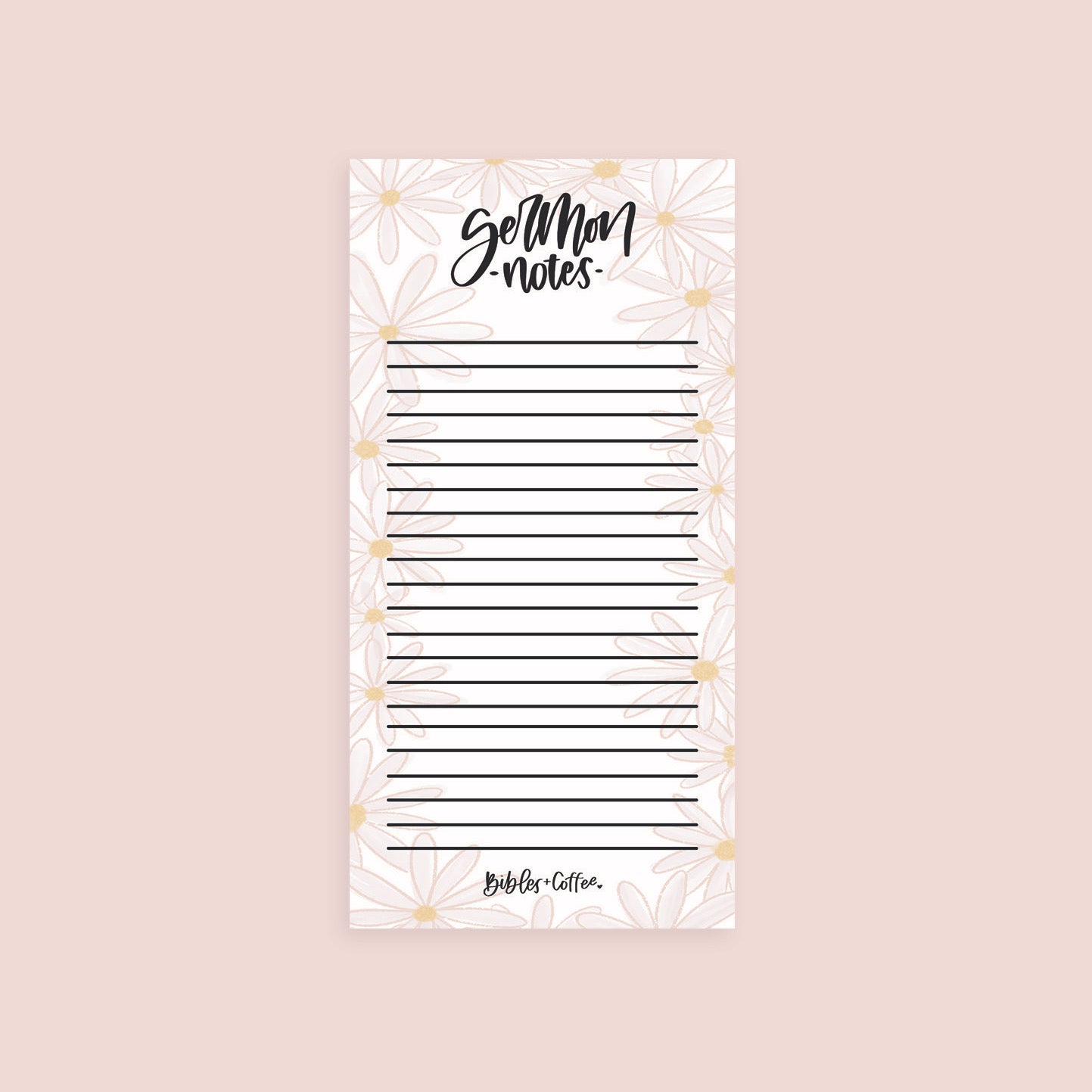 Sermon Notes Notepad (3 x 6")