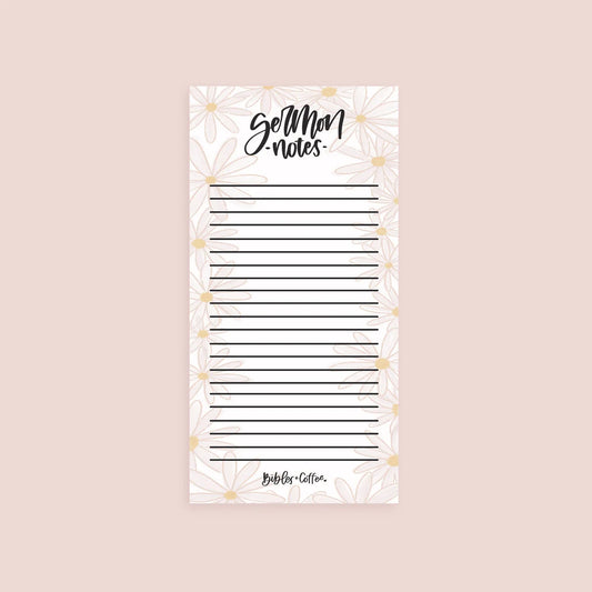 Sermon Notes Notepad (3 x 6")