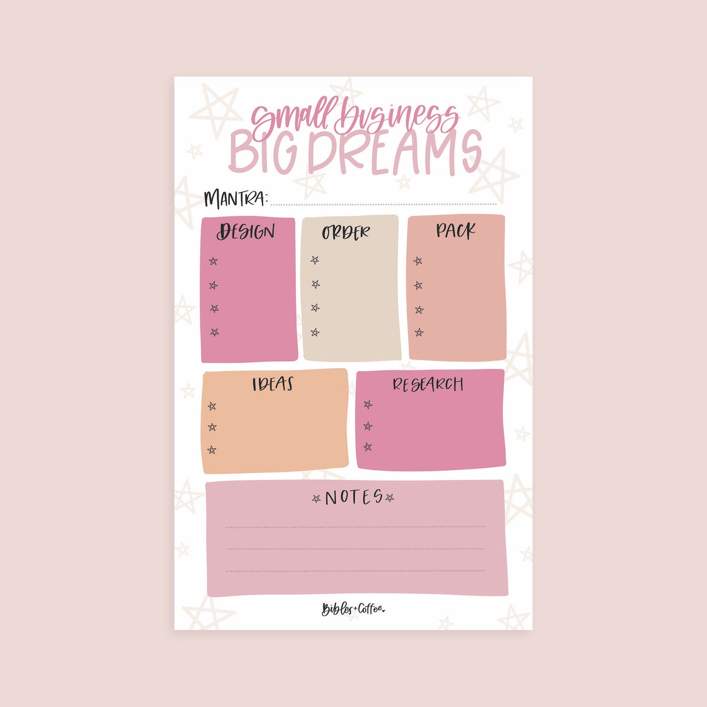Small Business Big Dreams Notepad (5.5 x 8.5")