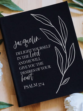 Personalized Psalm Engraved Bible