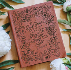 Perfect Peace Engraved Bible