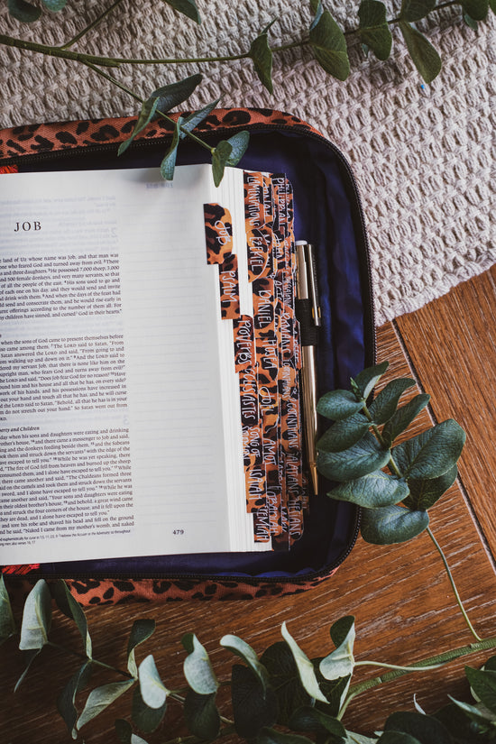 Leopard Bible Bag