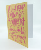 Greeting Card Pack - Bibles and Coffee