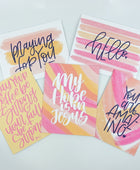 Greeting Card Pack - Bibles and Coffee