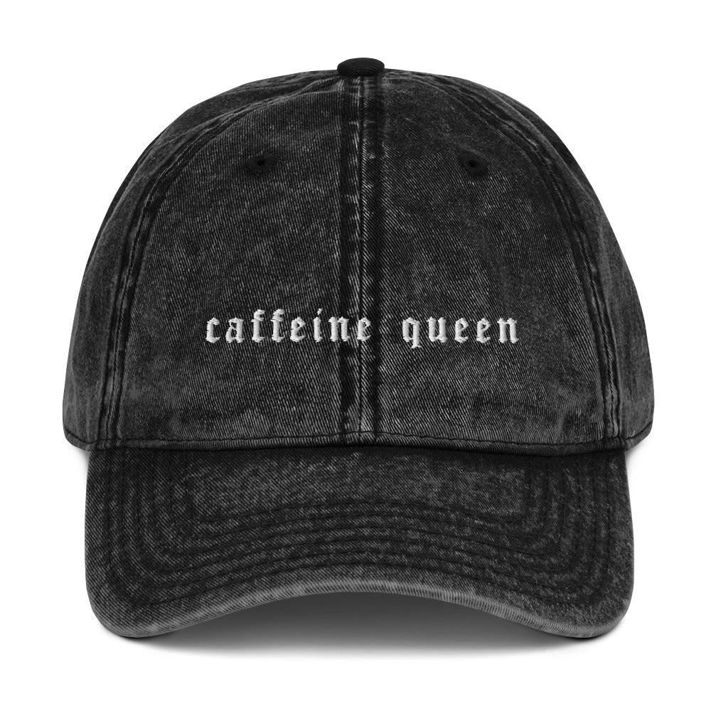 Caffeine Queen Embroidered Hat
