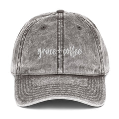 Grace and Coffee Embroidered Hat